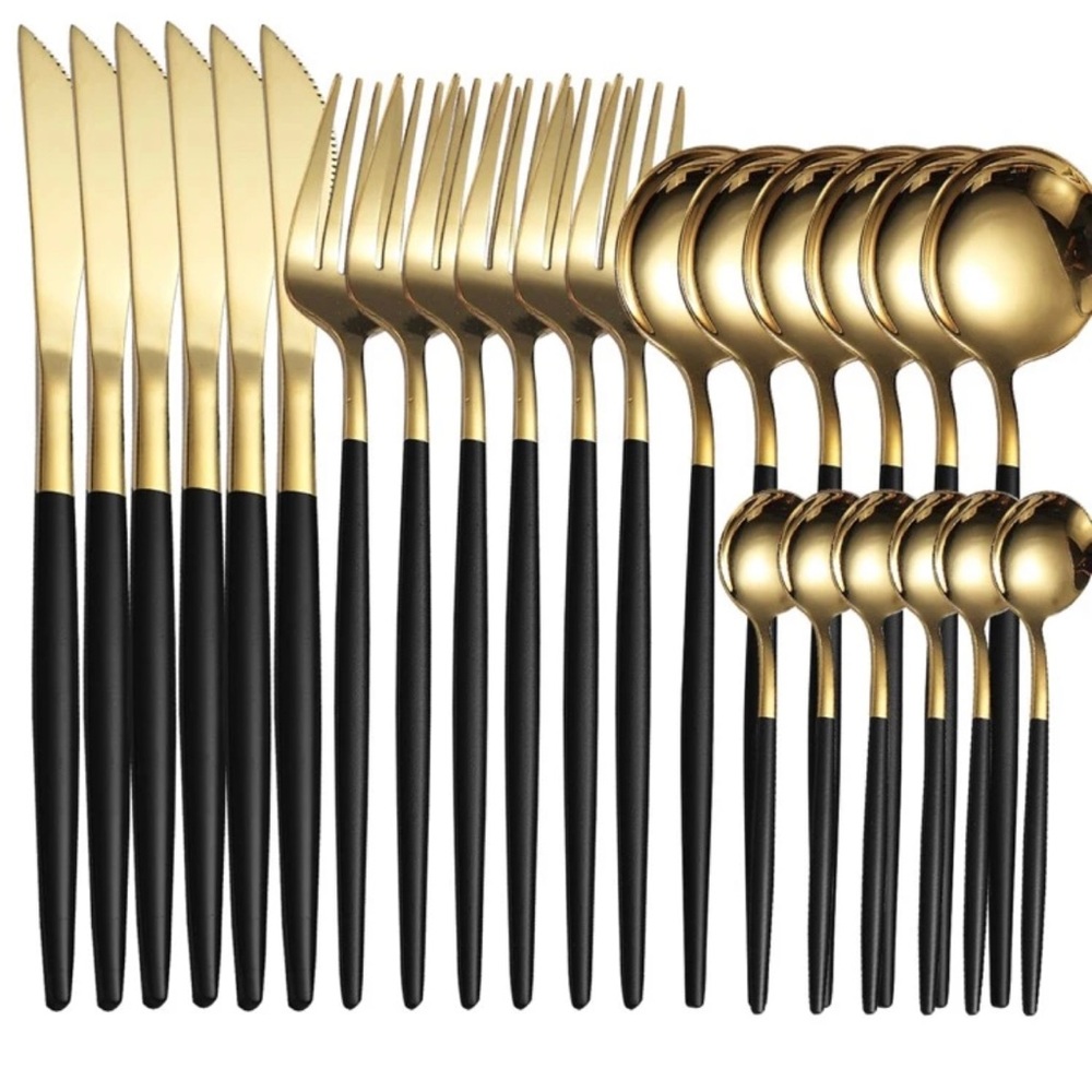 🆕SILVERWARE BUNDLE GOLD/BLACK